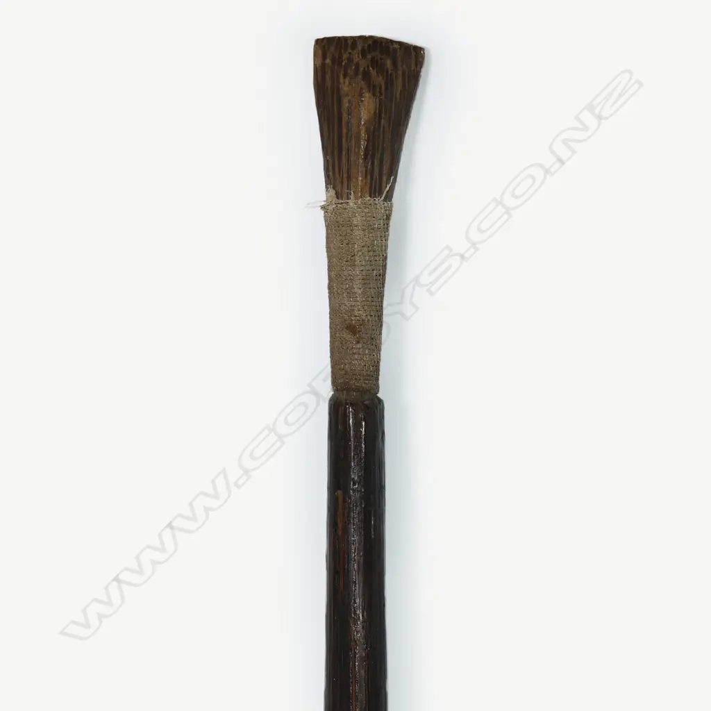 An early Pacific Island hard wood war club, Image 1++
